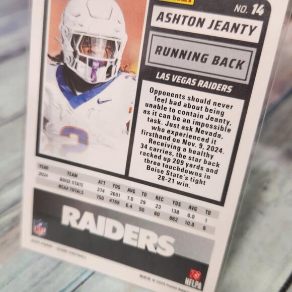 2025 Ashton Jeanty Rookie Card - Picture 2 of 5